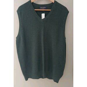 New Brooks Brothers Cotton Cashmere Sweater Vest